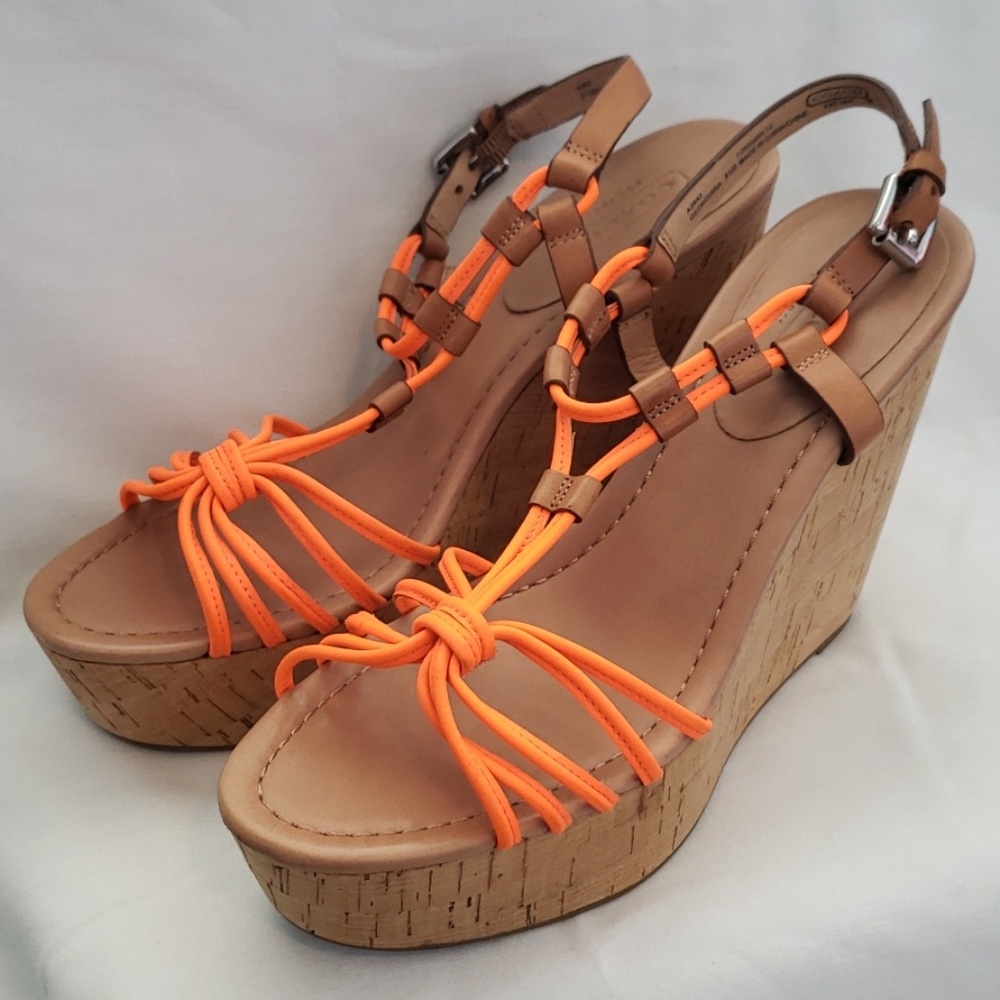 Coach Georgiana cork wedge